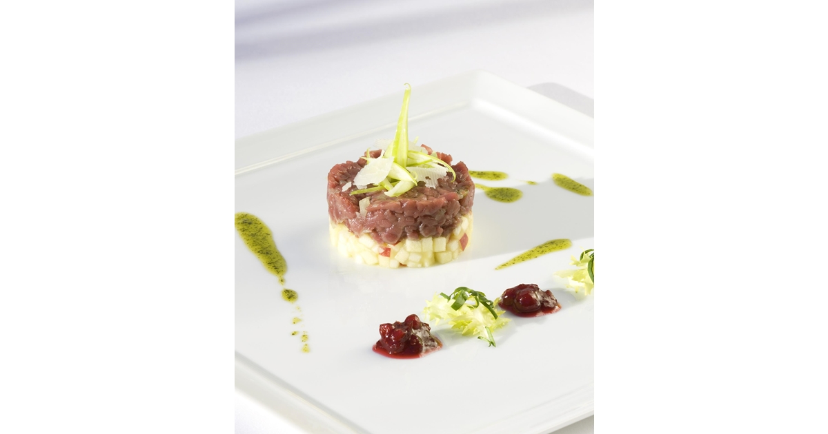 Tartar of vension with baked apples | Marlene®